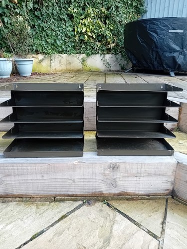 Vintage shelving letter racks - shelving,