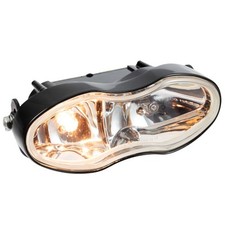 Double Headlights " Sirius " Motorcycle Universal Clear Glass E - Tested