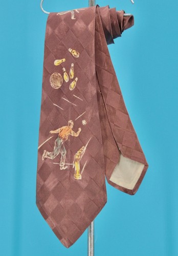 Vtg men 1940s hand painted - vtg,