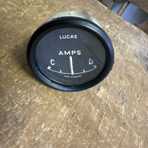 Lucas amps gauge ammeter - amps,