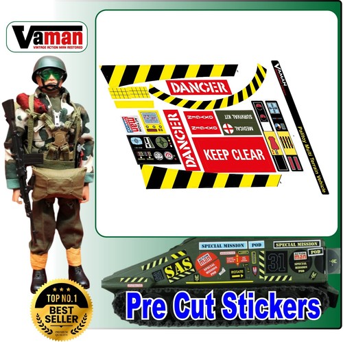 Action man stickers die - action, man.stickers
