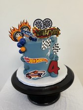 Hot Wheels Theme Cake Topper