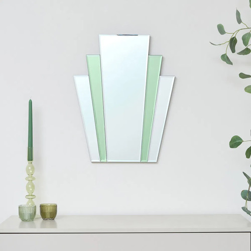 Art deco green - art,