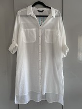 M&S Beach Cover Up Shirt Size