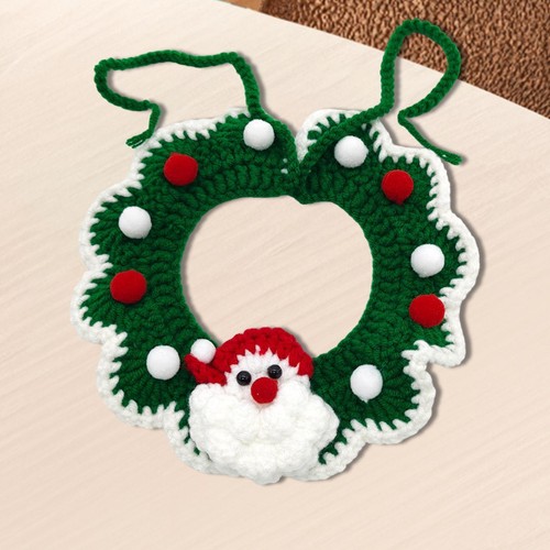 Knitted cat collar soft kitten - knitted,