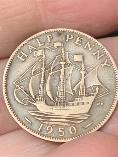 Half penny 1950 - half,