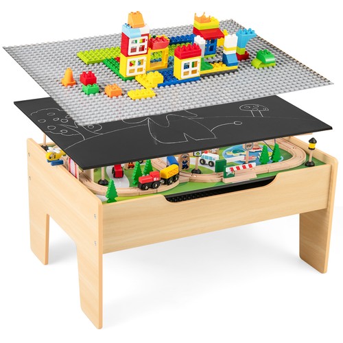 Piece wooden train set - 78-piece,