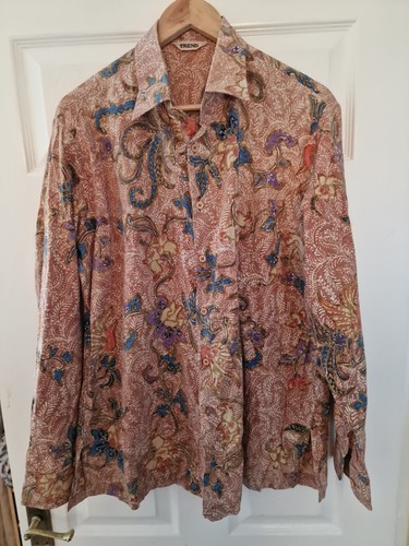 Mens vintage batik long - mens,