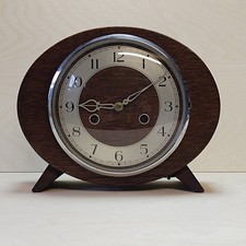 Vintage Smiths Wooden Mantel