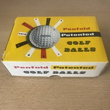 Penfold Patented Golf Balls, Vintage Genuine, 6-Wrapped, Boxed