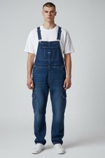 Mens Dungarees Stretch Jeans