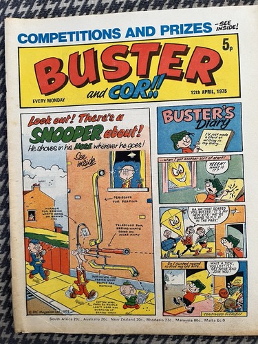 Buster and cor comic 12th - comic,