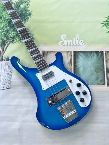 Custom blue 4003 style bass - blue,