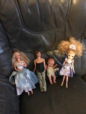 4 Lot Of Mixed Dolls - Bundle