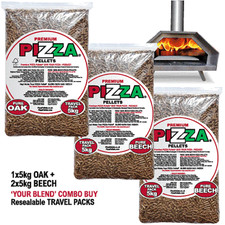 Premium Beech OR Oak Pizza Pellets 5kg 2x5kg 3x5kg Wood Pellet Pizza Ovens