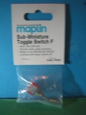 MAPLIN DPDT  ON-OFF-ON TOGGLE SWITCH / SUITABLE FOR MODEL RAILWAYS > UNUSED 