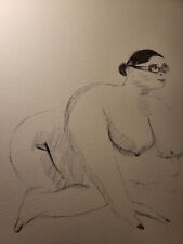Plus Sized Nude With Glasses
