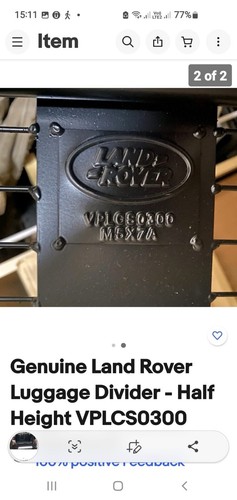 Genuine land roverluggage - land,