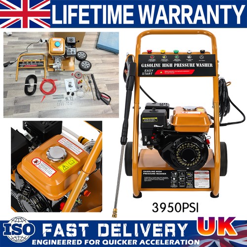 Petrol pressure washer - pressure, high