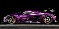 Koenigsegg Jesko Full Purple
