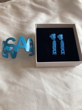 Versace Bangle And Earrings