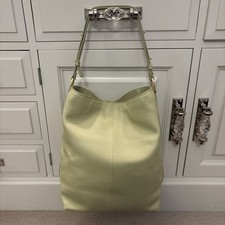 M&S Pistachio Green Leather