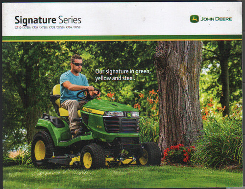 John deere 700 - "x, signature