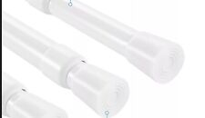 Net Rail Pole Telescopic Voile Tension Curtain Rod Rods 100-160cm Extendable