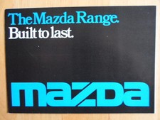 MAZDA RANGE orig 1976 UK Mkt Sales Brochure - 1000 1300 616 818 929 B1600 Pickup
