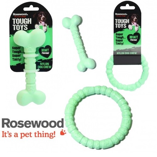 Rosewood nylon dog - nylon, bone
