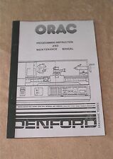 Denford ORAC CNC Lathe Manual (Worldwide Posting)