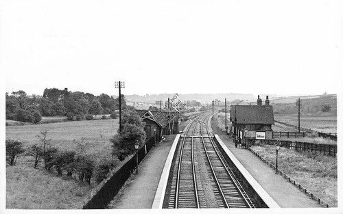C1950 killamarsh train station - c1950,