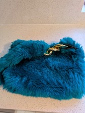 J W Anderson Faux Fur Teal