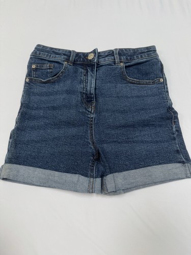 Ladies blue denim shorts size - blue,