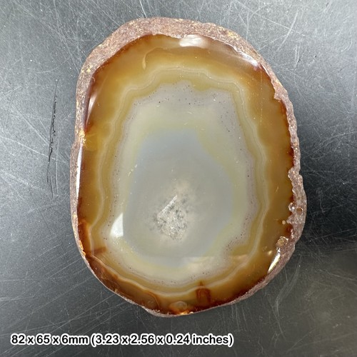 Agate slice inch natural - agate,