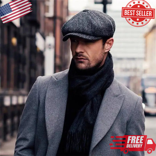 Newsboy hat flat - flat, cap