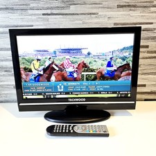 Techwood 19” HD TV 19884HDDVD  LCD  Television with Remote Tested And Working