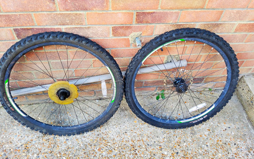 26in mountain bike wheel set - bike,