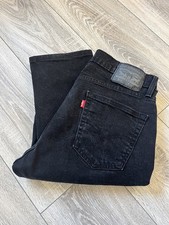Mens Levis 511 Jeans Slim Straight Fit faded black W34 L32  