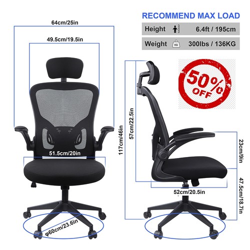 Home office chair wheels - office, mesh