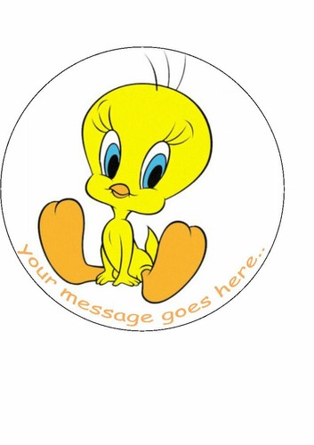 Tweety pie icing - ,