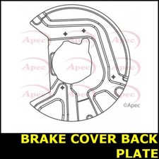 Brake Cover Back Plate Front