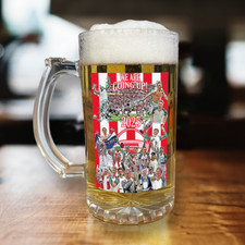 Sunderland Promotion 2025 Beer Glass Design 2 Sunderland Fans Xmas Gift