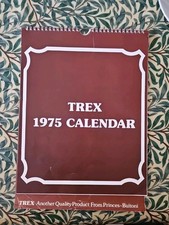 TREX 1975 Calendar with Recipes!