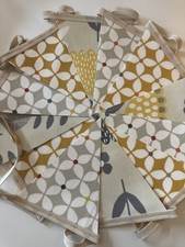 Handmade Oilcloth Bunting -