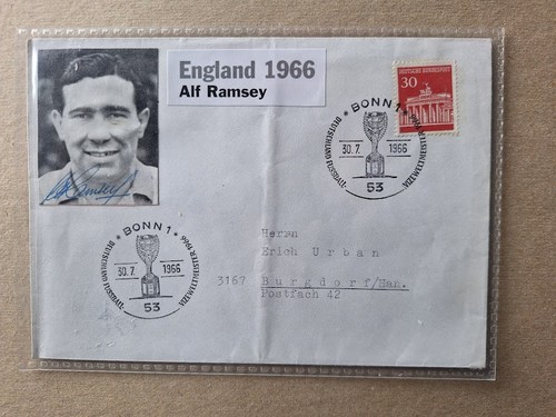 Sir alf ramsey - ramsey, hand-signed