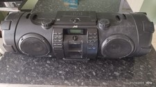 JVC RV-NB52B CD Portable BoomBlaster With Integrated IPod Dock Bluetooth 
