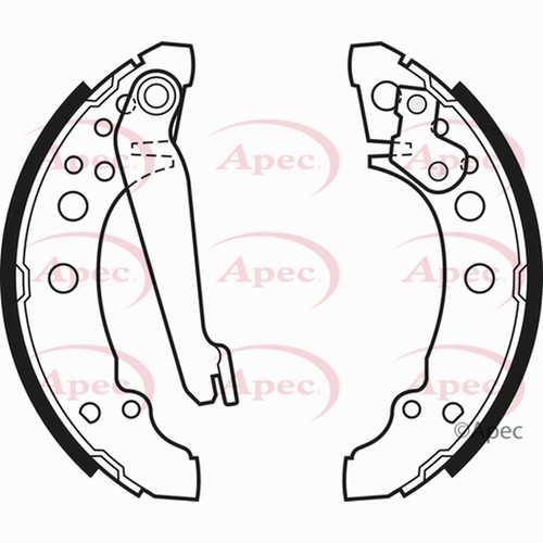Brake shoes set for - shoes,