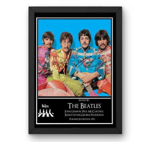 The beatles signed framed - beatles,