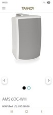 Tannoy Ams6dc Wh Speaker 8